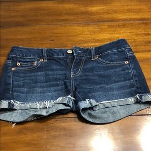 American eagle stretch jean shorts size 4